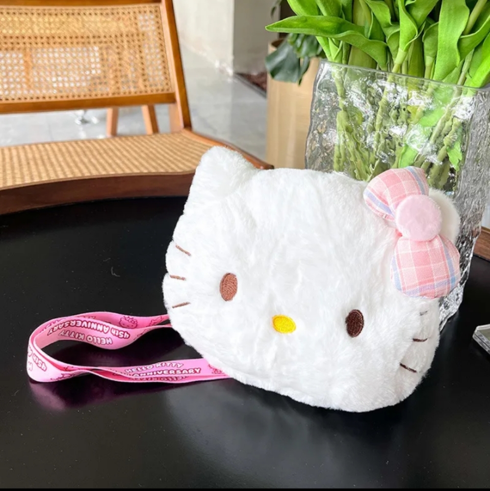 Hello Kitty Plush Cross Body/Shoulder Bag